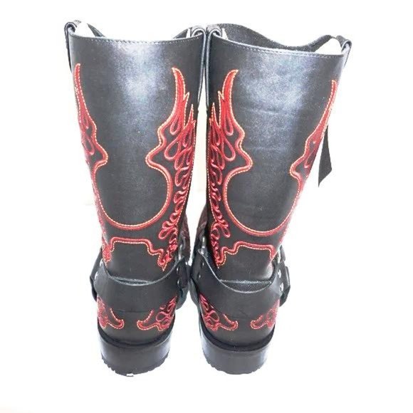 Harley Davidson boots Slayton leather size 8 men us - Picture 3 of 5